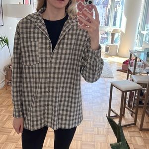 Fashion Nova Plaid Flannel Shirt